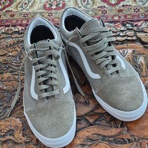 VANS OTW Suede Canvas Sneaker Taupe 12 NWOT